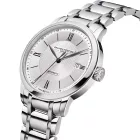 Baume & Mercier Classima orologio da uomo M0A10854, quadrante argento, cinturino in acciaio inossidabile argento