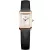 Baume & Mercier Hampton orologio da donna M0A10861, quadrante argento, cinturino in pelle nero