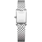 Baume & Mercier Hampton orologio da donna M0A10862, quadrante nero, cinturino in acciaio inossidabile argento