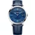 Baume & Mercier Classima orologio da uomo M0A10878, quadrante blu, cinturino in pelle blu