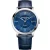 Baume & Mercier Classima orologio da uomo M0A10879, quadrante blu, cinturino in pelle blu