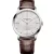 Baume & Mercier Classima orologio da uomo M0A10882, quadrante argento, cinturino in pelle marrone