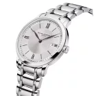 Baume & Mercier Classima orologio da uomo M0A10883, quadrante argento, cinturino in acciaio inossidabile argento