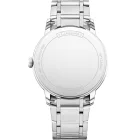 Baume & Mercier Classima orologio da uomo M0A10883, quadrante argento, cinturino in acciaio inossidabile argento