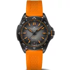 Norqain Adventure Limited Edition orologio da uomo N1300.08B01.B01.R02, quadrante nero, cinturino in silicone giallo