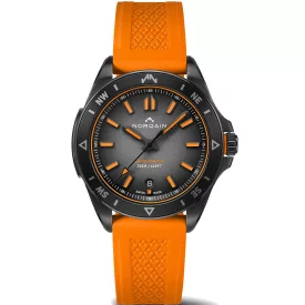 Norqain Adventure Limited Edition orologio da uomo N1300.08B01.B01.R02, quadrante nero, cinturino in silicone giallo