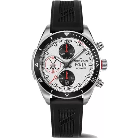 Norqain Adventure NHL Limited Edition orologio da uomo N1500.17S05.W01.R01, quadrante bianco, cinturino in silicone nero