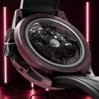 Norqain Wild ONE Skeleton Limited Edition orologio da uomo N3002.40Q02.B01.R01, cinturino in silicone nero