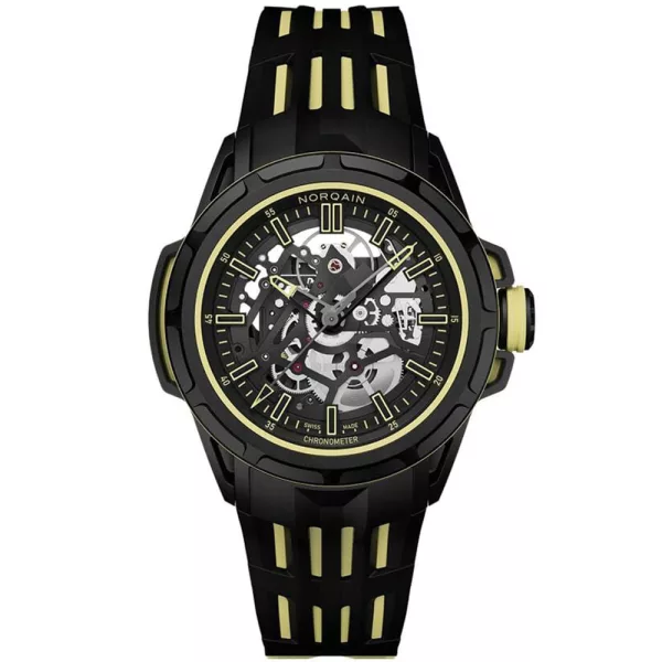 Norqain Wild One Skeleton X-Lite Limited Edition orologio da uomo N3003.26X01.B01.R01, cinturino in silicone nero