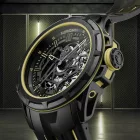 Norqain Wild One Skeleton X-Lite Limited Edition orologio da uomo N3003.26X01.B01.R01, cinturino in silicone nero