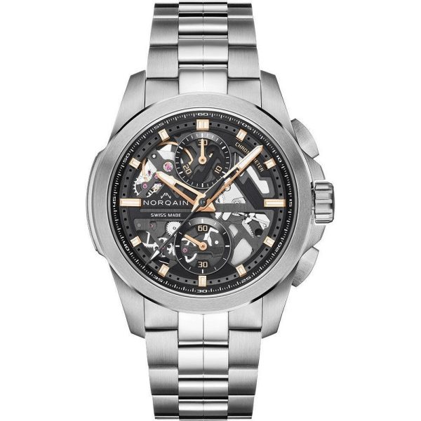 Norqain Independence Skeleton Chrono 42mm orologio da uomo N3200.40S02.B01.S01