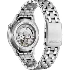 Citizen Automatic orologio da uomo NH9131-73A, quadrante bianco, cinturino in acciaio inossidabile argento