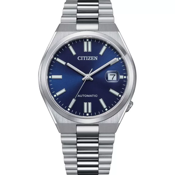 Citizen Automatic orologio da uomo NJ0150-81L, quadrante blu, cinturino in acciaio inossidabile argento