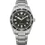 Citizen Automatic orologio da uomo NJ0221-50E, quadrante nero, cinturino in acciaio inossidabile argento