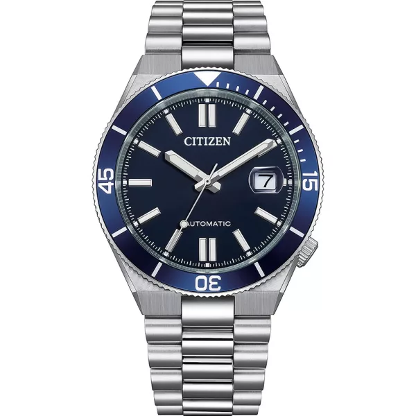 Citizen Automatic Tsuyosa orologio da uomo NJ0230-59L, quadrante blu, cinturino in acciaio inossidabile argento