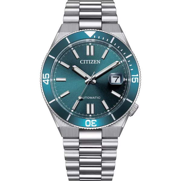 Citizen Automatic Tsuyosa orologio da uomo NJ0231-56L, quadrante blu, cinturino in acciaio inossidabile argento