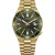 Citizen Automatic Tsuyosa orologio da uomo NJ0232-53X, quadrante verde, cinturino in acciaio inossidabile oro