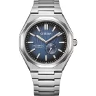 Citizen Automatic Titanium Zenshin 60 orologio da uomo NK5020-58M, quadrante blu, cinturino in titanio argento