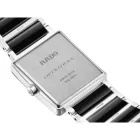 Rado Integral Diamonds orologio da donna R20249152, quadrante nero, cinturino in acciaio inossidabile argento