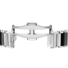 Rado Integral Diamonds orologio da donna R20249152, quadrante nero, cinturino in acciaio inossidabile argento