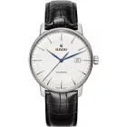 Rado Coupole Automatic orologio da uomo R22876015, quadrante bianco, cinturino in pelle nero