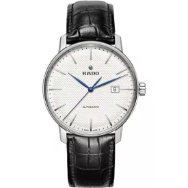 Rado Coupole Automatic orologio da uomo R22876015, quadrante bianco, cinturino in pelle nero