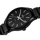 Rado True Round Automatic orologio unisex R27056152, quadrante nero, cinturino in ceramica nero
