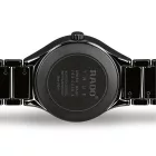 Rado True Automatic orologio unisex R27056162, quadrante nero, cinturino in titanio nero