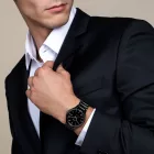 Rado True Automatic orologio unisex R27056162, quadrante nero, cinturino in titanio nero