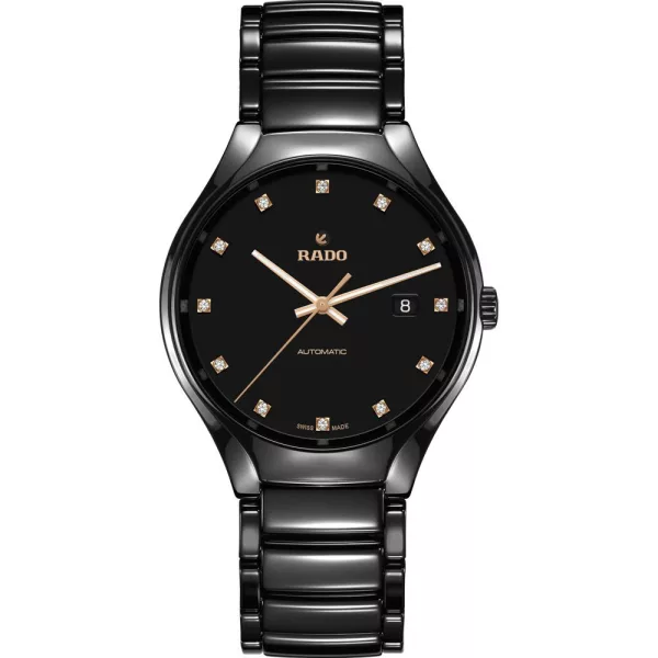 Rado True Automatic orologio unisex R27056732, cinturino in titanio nero