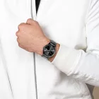 Rado True Automatic orologio unisex R27057102, quadrante grigio, cinturino in titanio grigio