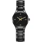 Rado True Diamonds orologio da donna R27059712, cinturino in titanio nero