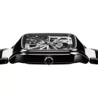 Rado True Square Automatic Open Heart Diamonds Limited Edition orologio unisex R27086752, cinturino in ceramica nero