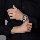Rado True Square Automatic Open Heart Diamonds Limited Edition orologio unisex R27086752, cinturino in ceramica nero