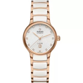 Rado Centrix Automatic Diamonds orologio da donna R30019744, cinturino in acciaio inossidabile oro rosa