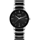 Rado Centrix orologio unisex R30021152, quadrante nero, cinturino in acciaio inossidabile argento