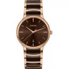 Rado Centrix orologio unisex R30023302, quadrante marrone, cinturino in acciaio inossidabile marrone