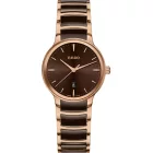 Rado Centrix orologio da donna R30024302, quadrante marrone, cinturino in acciaio inossidabile marrone