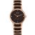 Rado Centrix Diamonds orologio da donna R30038712, quadrante marrone, cinturino in acciaio inossidabile oro rosa