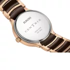 Rado Centrix Diamonds orologio da donna R30038712, quadrante marrone, cinturino in acciaio inossidabile oro rosa