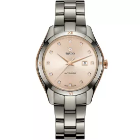 Rado HyperChrome Automatic Diamonds orologio da donna R32043712, cinturino in titanio grigio