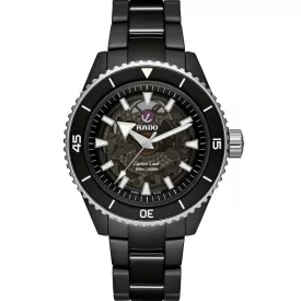 Rado Captain Cook High-Tech Ceramic orologio da uomo R32127152, cinturino in titanio nero