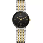 Rado Florence orologio da donna R48913153, quadrante nero, cinturino in acciaio inossidabile argento