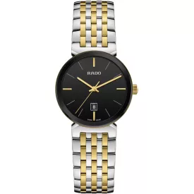 Rado Florence orologio da donna R48913153, quadrante nero, cinturino in acciaio inossidabile argento
