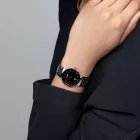 Rado Florence orologio da donna R48913153, quadrante nero, cinturino in acciaio inossidabile argento