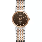 Rado Florence Diamonds orologio da donna R48913763, cinturino in acciaio inossidabile argento