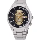 Orient SK Diver Retro orologio da uomo RA-AA0B01G39B, quadrante nero, cinturino in acciaio inossidabile argento