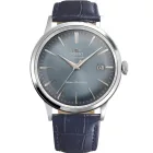 Orient Bambino orologio da uomo RA-AC0030L30B, quadrante blu, cinturino in pelle blu