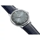 Orient Bambino orologio da uomo RA-AC0030L30B, quadrante blu, cinturino in pelle blu
