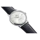 Orient Bambino orologio da uomo RA-AC0031S30B, quadrante argento, cinturino in pelle nero